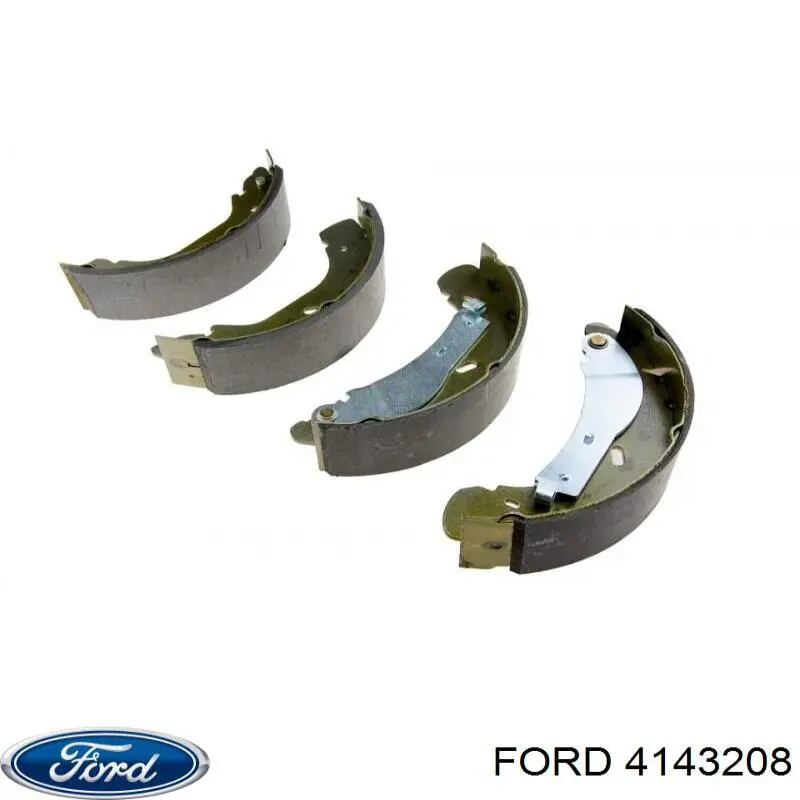 Колодки гальмові задні, барабанні 4143208 Ford