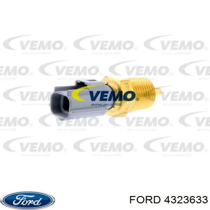 Термодатчик охолоджуючої рідини Ford 4323633 ціна, від 5.10 USD