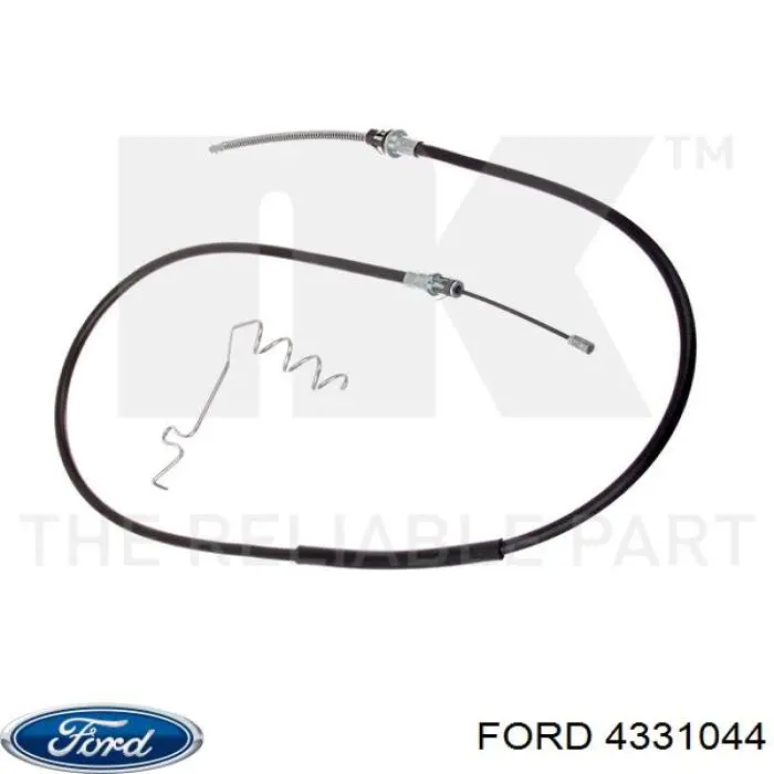 4059363 Ford Трос ручника задній лівий