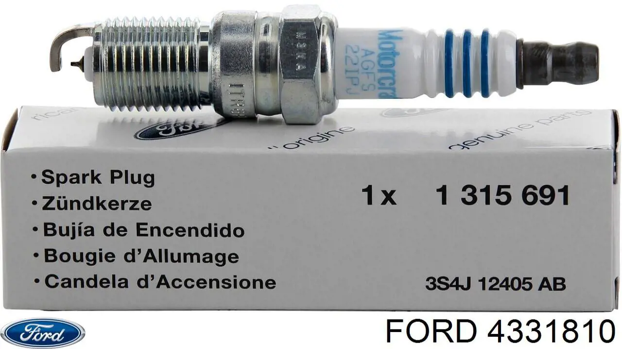 Купити 4331810 Ford Свічка запалювання