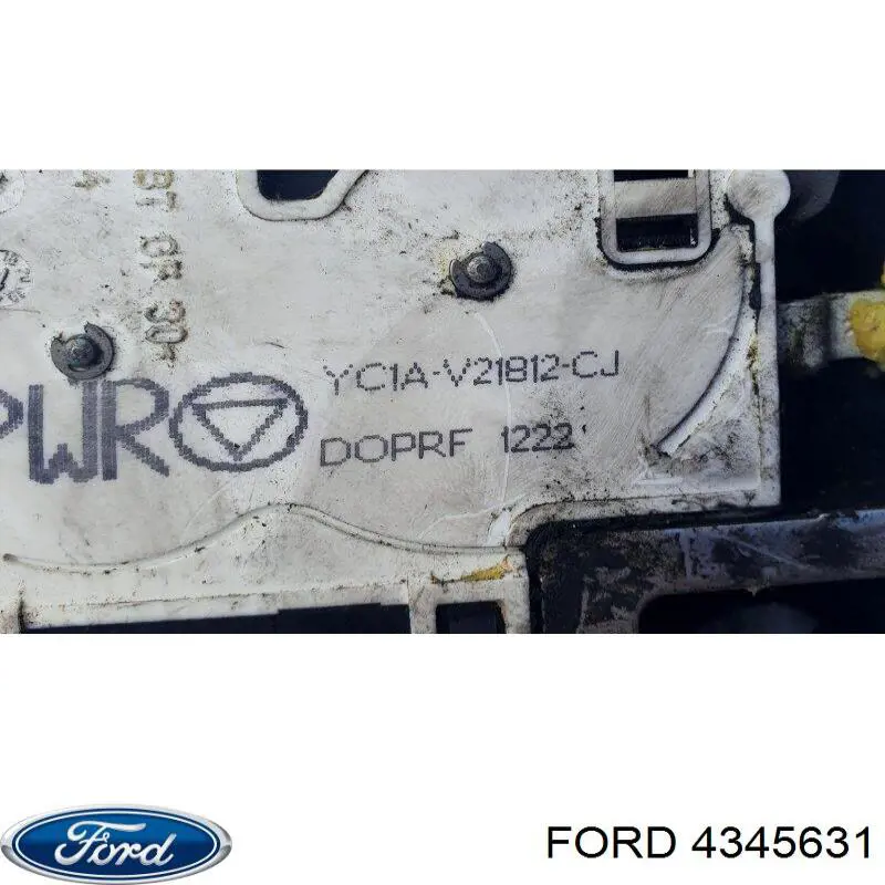 Купити 4345631 Ford Замок дверки правої передньої