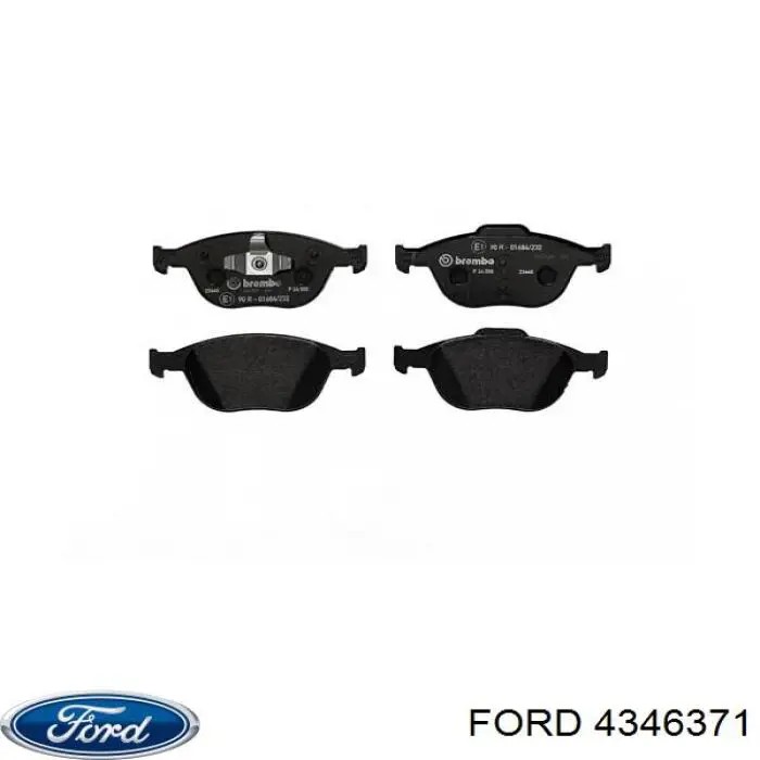 Гальмівні колодки Ford 4346371 ціна, від 23.82 USD