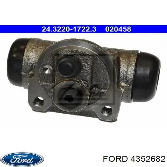 Купити 4352682 Ford Бампер передній, права частина