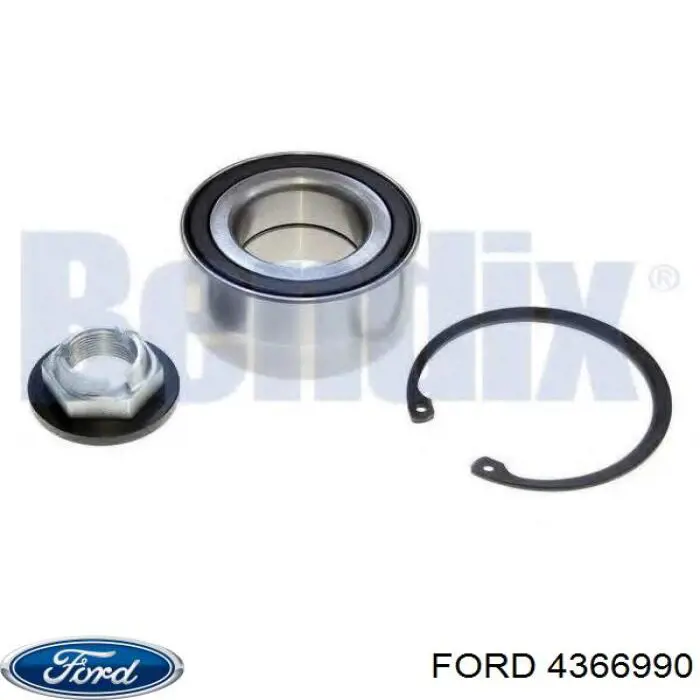 Комплект підшипник маточини передньої Ford 4366990 ціна, від 23.31 USD