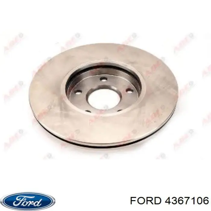 4367106 Ford диск гальмівний передній