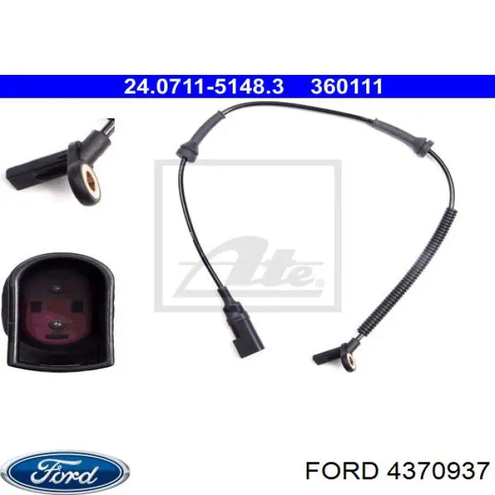 Датчик ABS передній Ford 4370937 ціна, від 20.77 USD