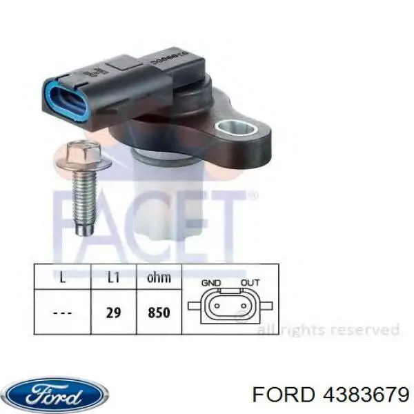 4383679 Ford датчик швидкості