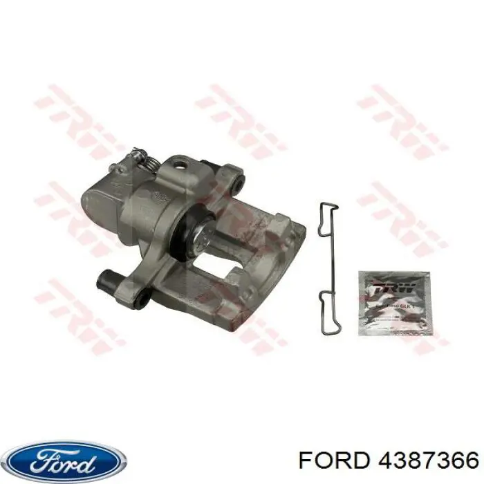 4387366 Ford Супорт гальмівний задній лівий