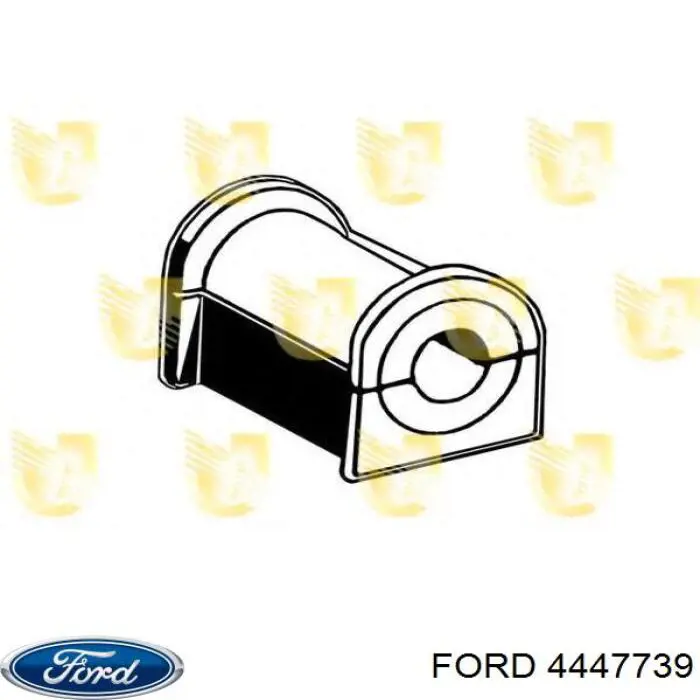 Шланг гальмівний передній, лівий Ford 4447739 ціна, від 13.72 USD