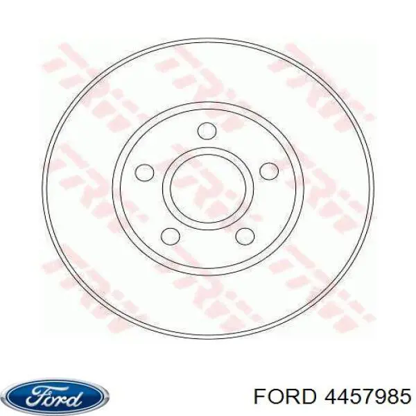Гальмівні диски передні 4457985 Ford