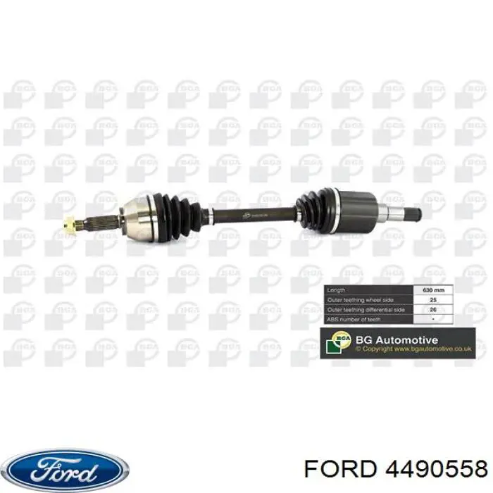Привід передній лівий Ford 4490558 ціна, від 90.09 USD