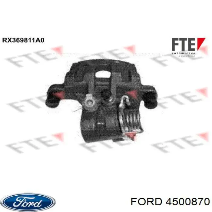 Супорт гальмівний задній лівий Ford 4500870 ціна, від 70.95 USD