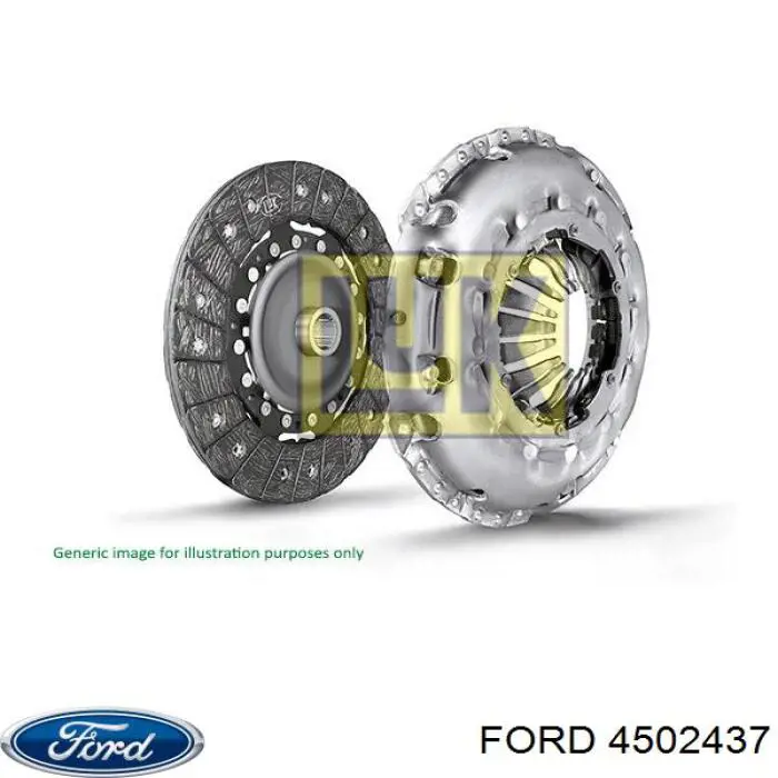 4502437 Ford комплект зчеплення (3 частини)