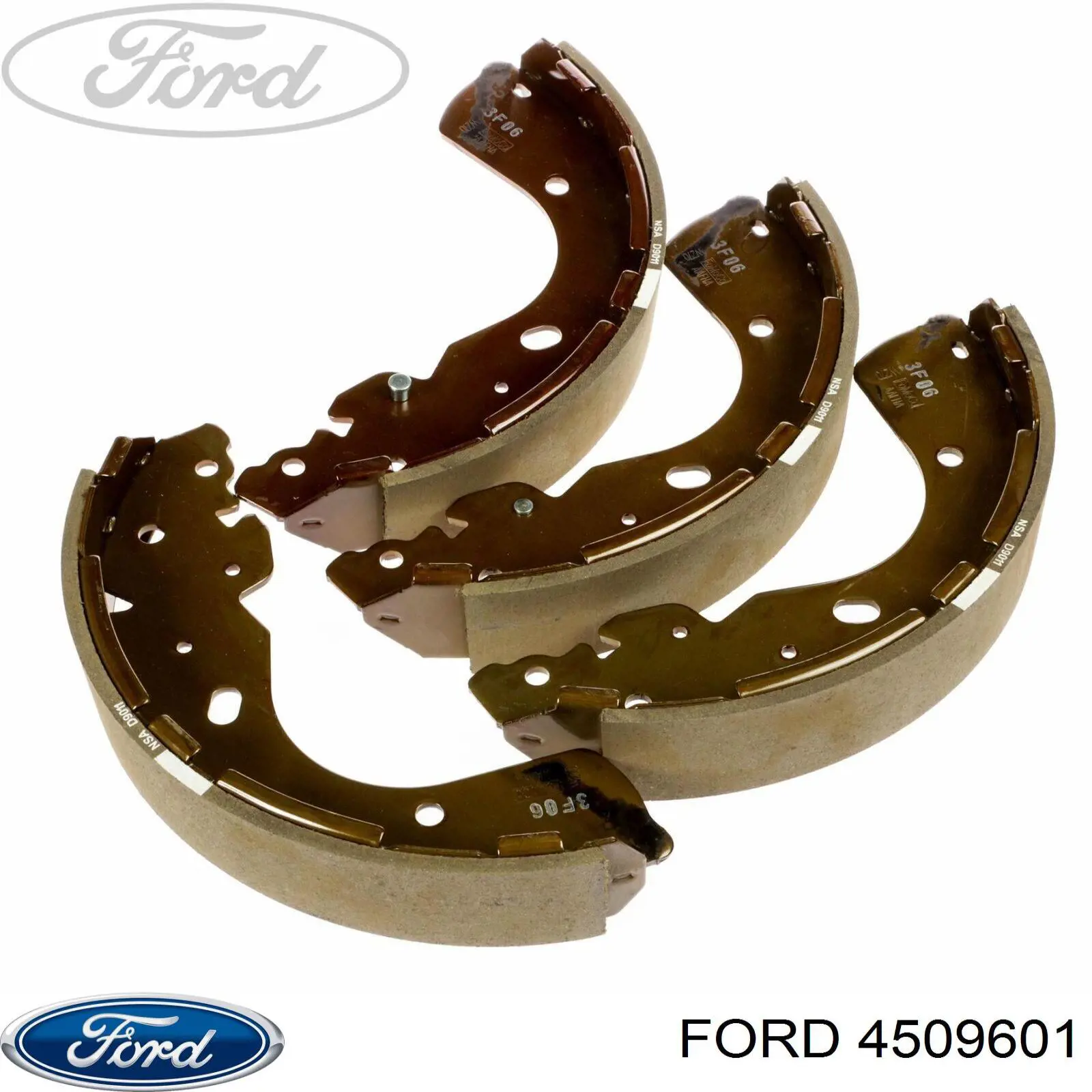 Купити 4509601 Ford Колодки гальмові задні, барабанні