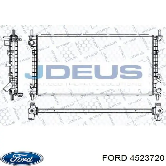 Радіатор охолодження Ford 4523720