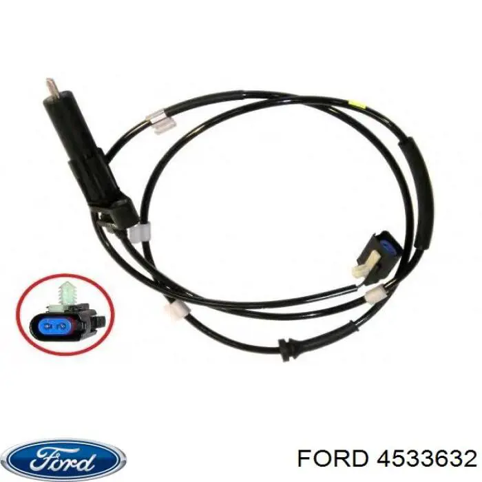 4533632 Ford датчик абс (abs задній, лівий)