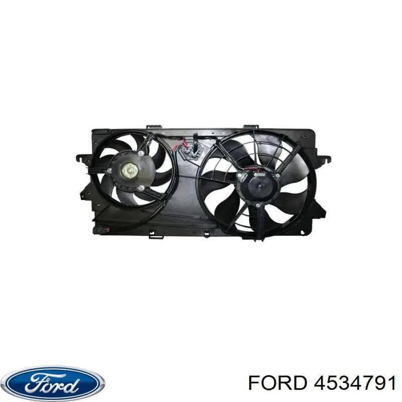 Дифузор радіатора охолодження, в зборі з двигуном і крильчаткою Ford 4534791 ціна, від 101.35 USD
