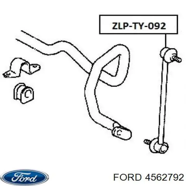 Амортизаційна стійка Ford 4562792 ціна, від 11.31 USD