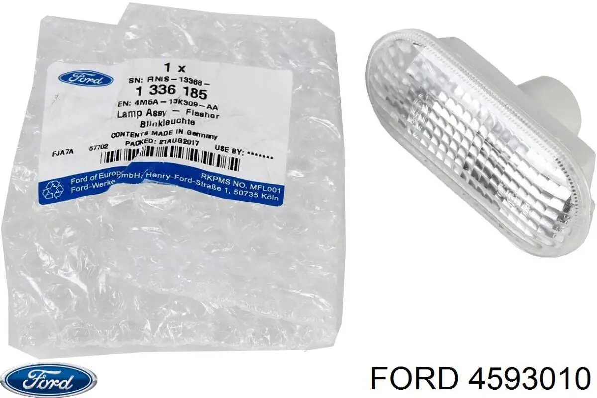 Повторювач повороту на крилі Ford 4593010 ціна, від 4.43 USD