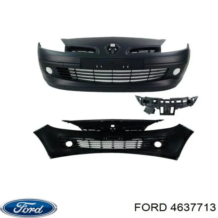 4637713 Ford Бампер передній в зборі