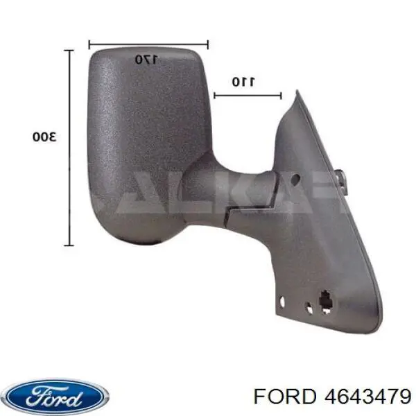 Праве бічне дзеркало Ford 4643479 ціна, від 62.59 USD