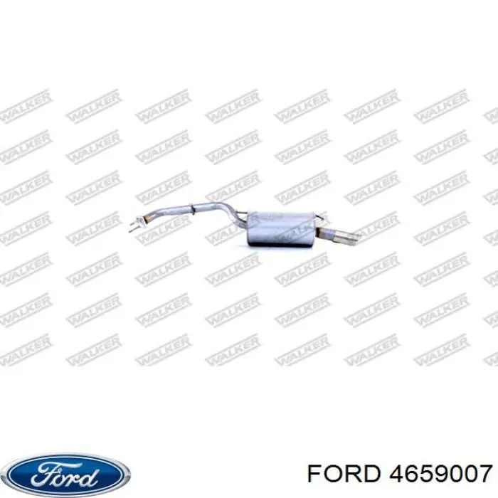 Купити 4659007 Ford Шланг гальмівний передній, правий