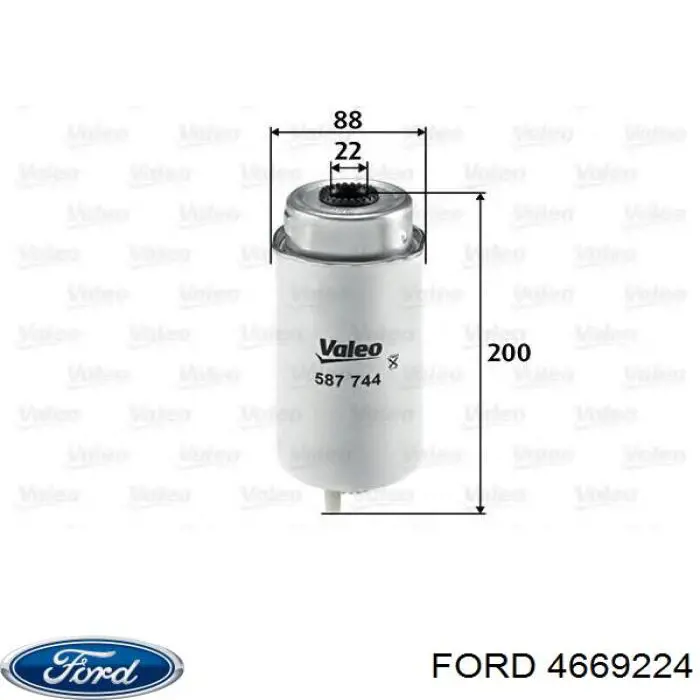 Фільтр тонкого очищення палива Ford 4669224 ціна, від 9.83 USD
