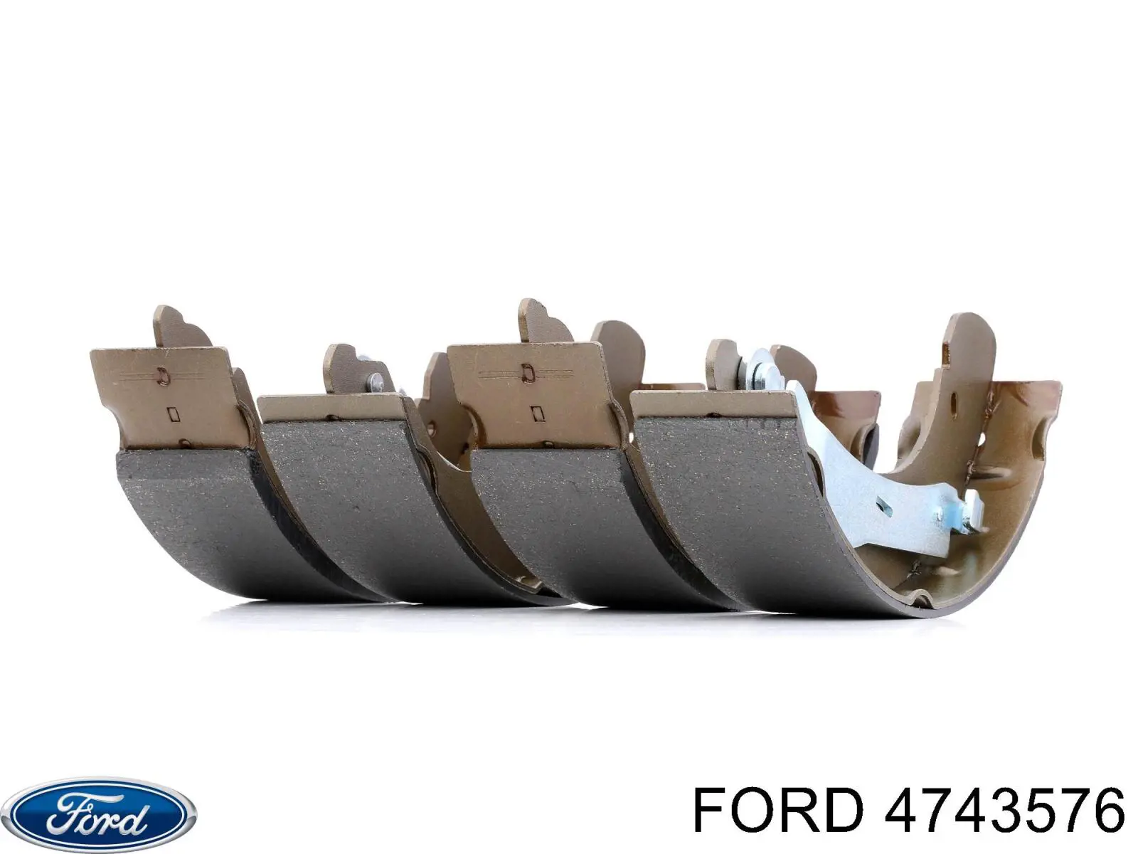 Колодки гальмові задні, барабанні 4743576 Ford