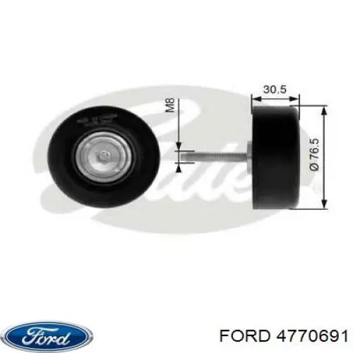 4770691 Ford Натяжна планка поліклинового ременя