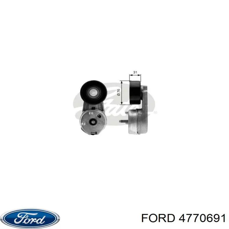 Купити 4770691 Ford Натягувач приводного ременя