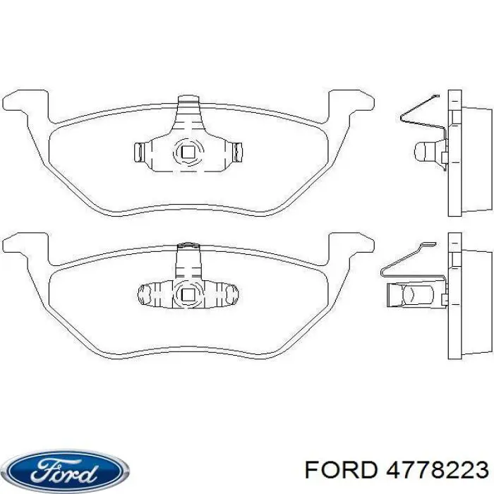Купити 4778223 Ford Колодки гальмівні передні, дискові