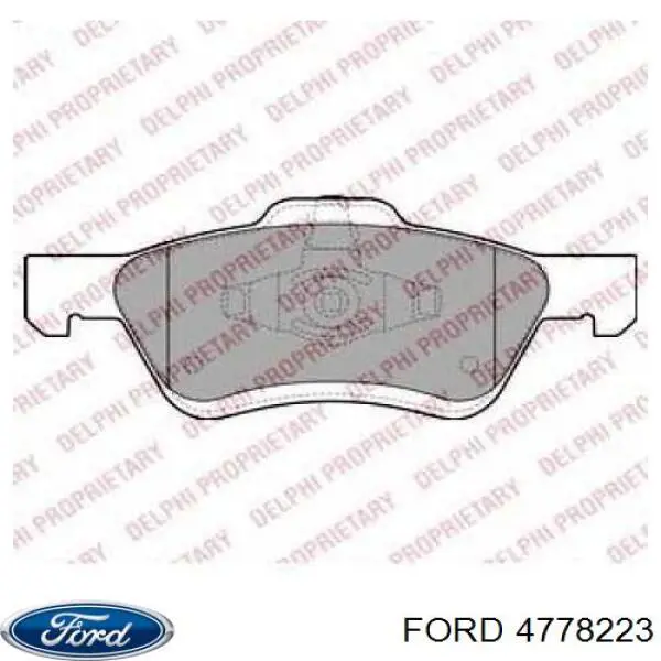 4778223 Ford Передні гальмівні колодки