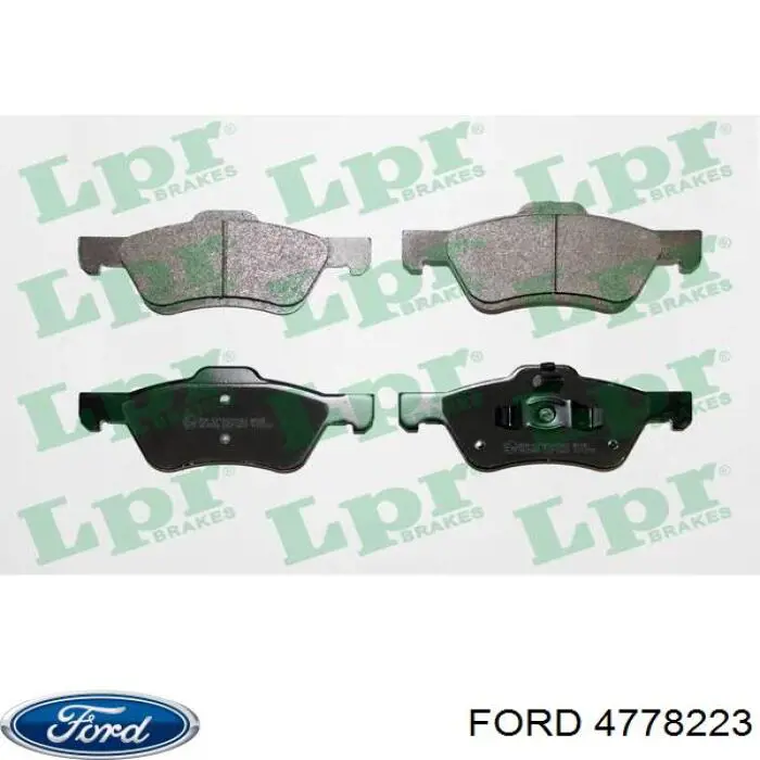 Гальмівні колодки Ford 4778223 ціна, від 25.68 USD