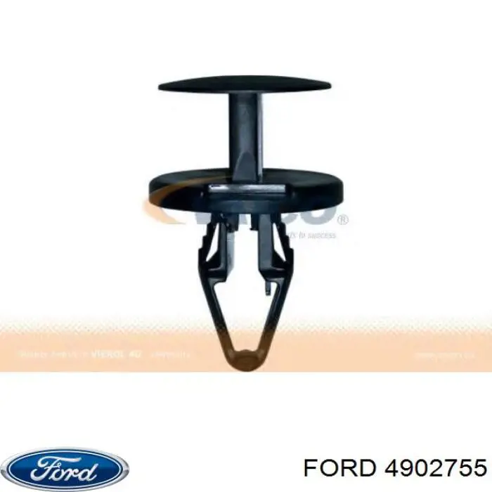 Пістон (кліп) кріплення бампера, переднього 1639908 Ford