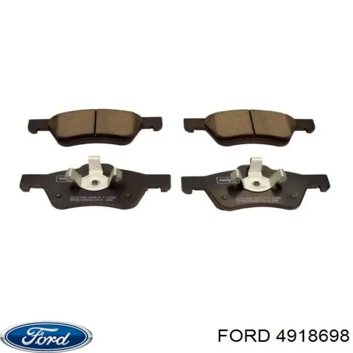 4918698 Ford колодки гальмівні передні, дискові