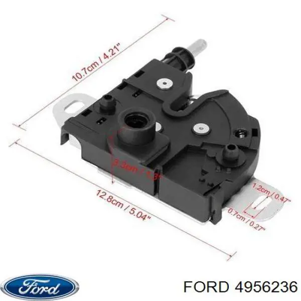 Замок кришки капота Ford 4956236