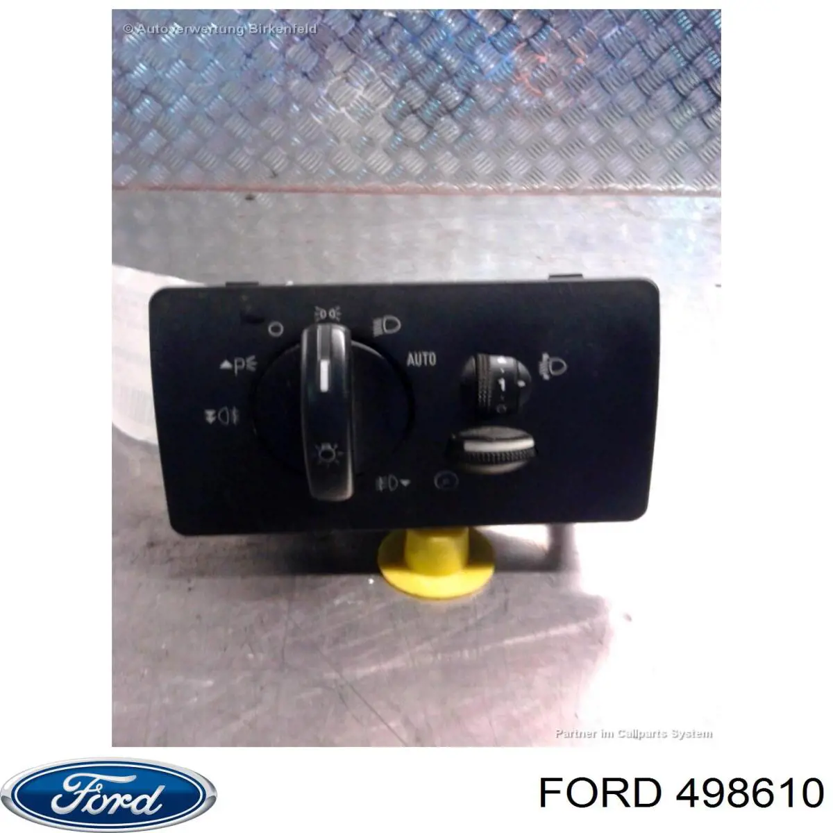 Перемикач світла фар, на "торпеді" 498610 Ford