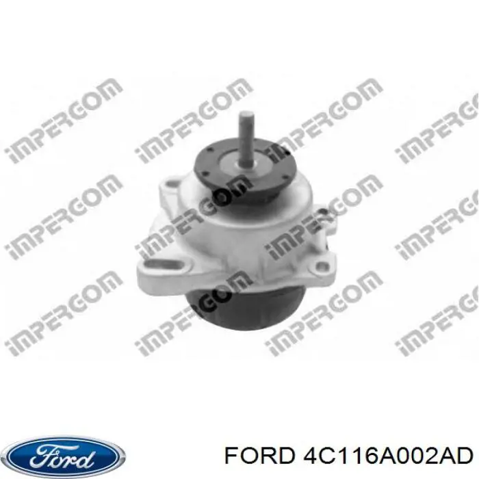 Подушка (опора) двигуна лів./прав. Ford 4C116A002AD ціна, від 58.09 USD