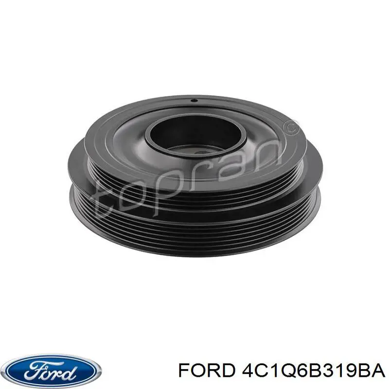 4C1Q6B319BA Ford Демпфер колінвалу