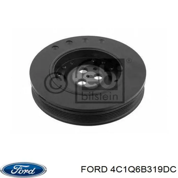 Купити 4C1Q6B319DC Ford Шків колінчастого вала