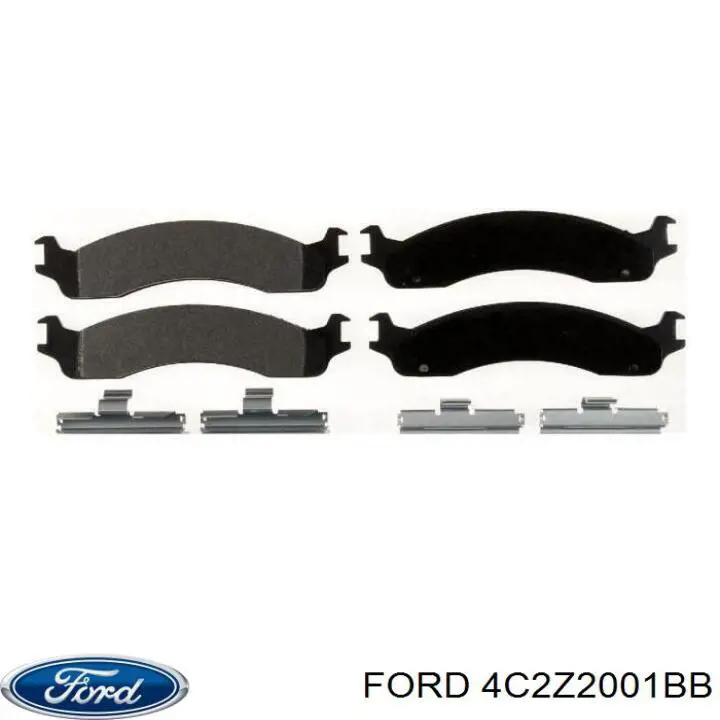 4C2Z2001BB Ford Передні гальмівні колодки