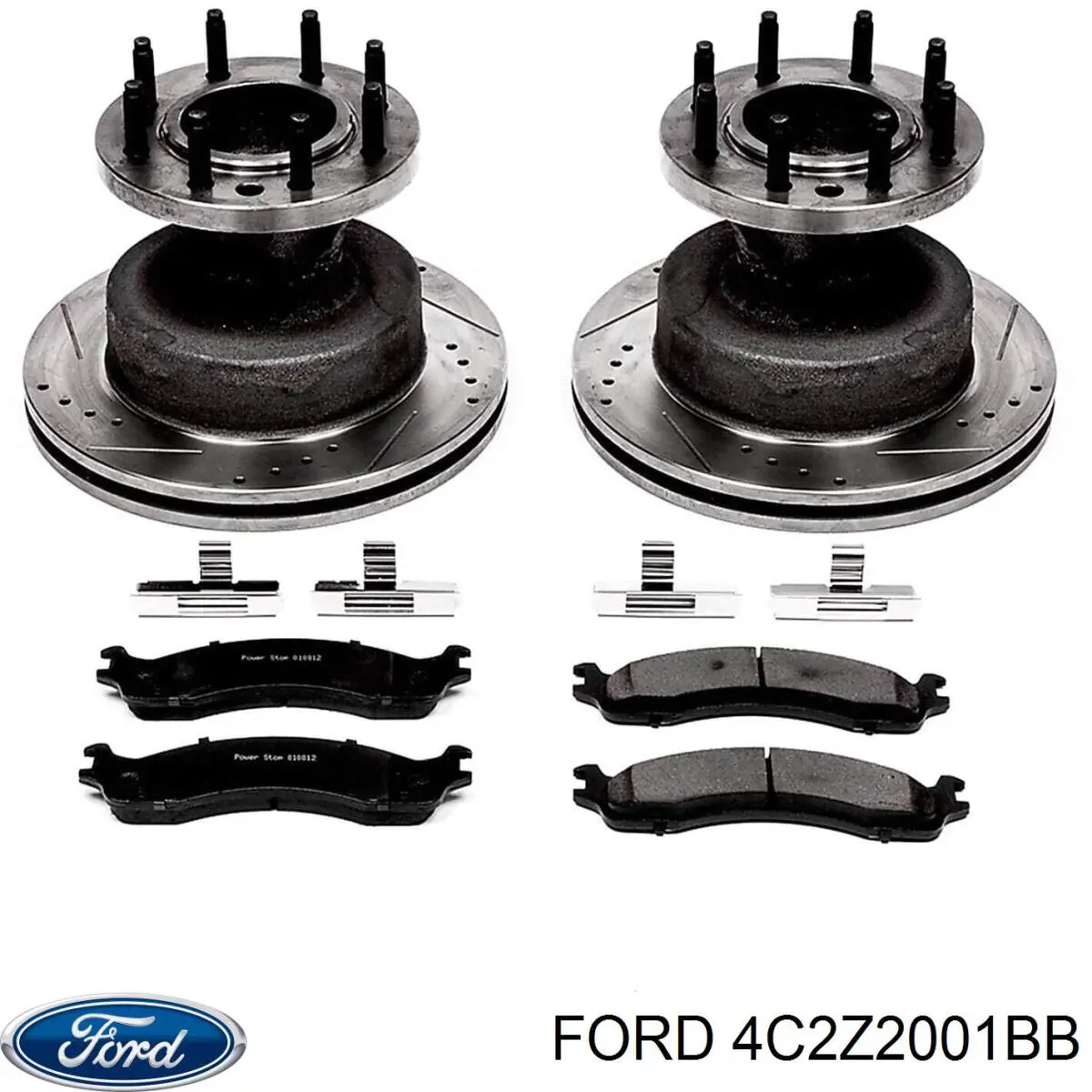 Гальмівні колодки Ford 4C2Z2001BB ціна, від 53.47 USD