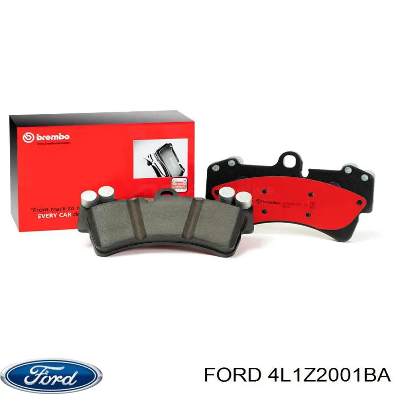 Купити 4L1Z2001BA Ford Колодки гальмівні передні, дискові