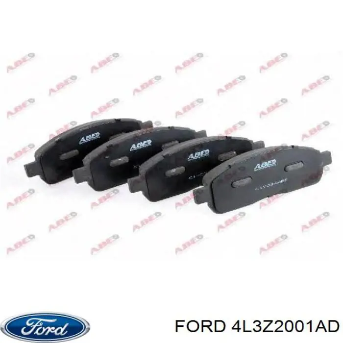 Передні тормозні колодки 4L3Z2001AD Ford