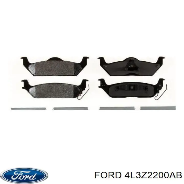 4L3Z2200AB Ford Колодки гальмівні задні, дискові