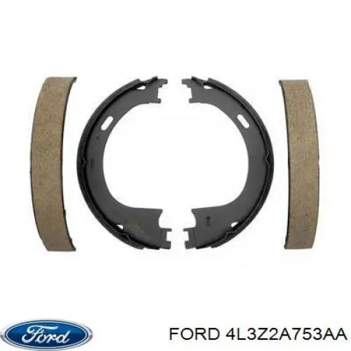 Колодки ручника / стоянкового гальма Ford F75Z2648AA ціна, від 45.94 USD