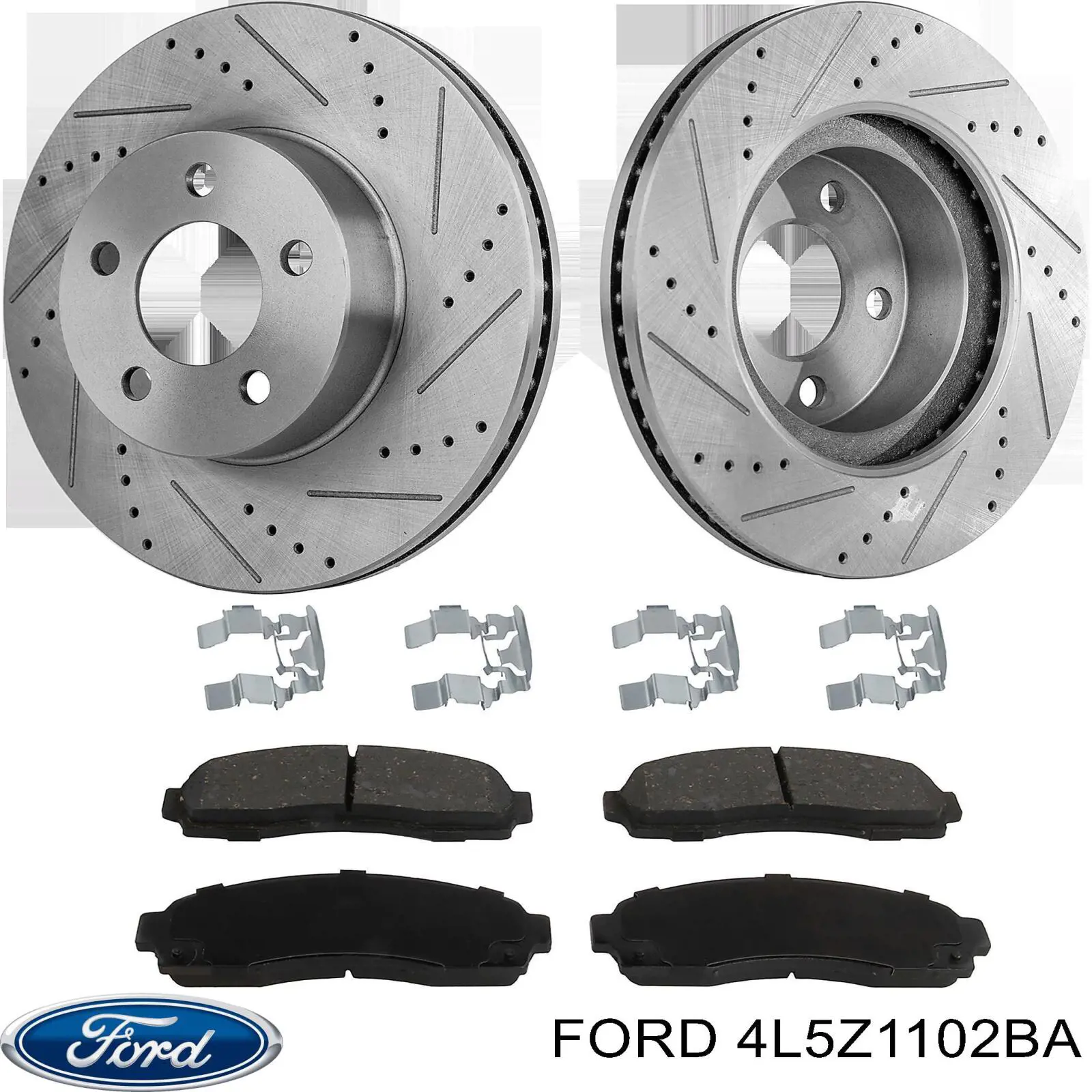 Диск переднього гальма Ford 4L5Z1102BA ціна, від 200.89 USD