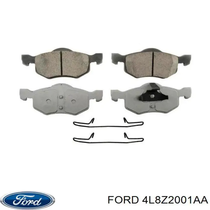 Передні тормозні колодки 4L8Z2001AA Ford