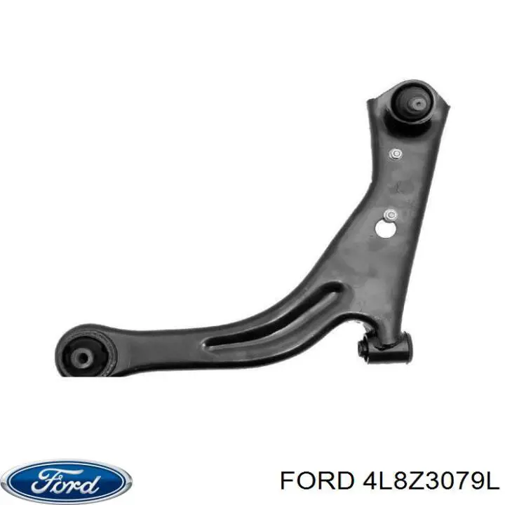 Важіль передньої підвіски нижній, лівий 4L8Z3079L Ford