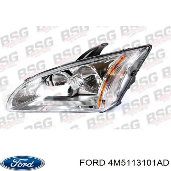 Фара ліва 4M5113101AD Ford